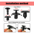 50 Pcs Fender Bumper Screw Clips for Toyota