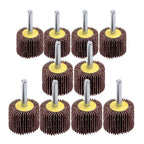 Set of 10 80 Grit Sanding Discs for Metal and Non-Metallic Materials