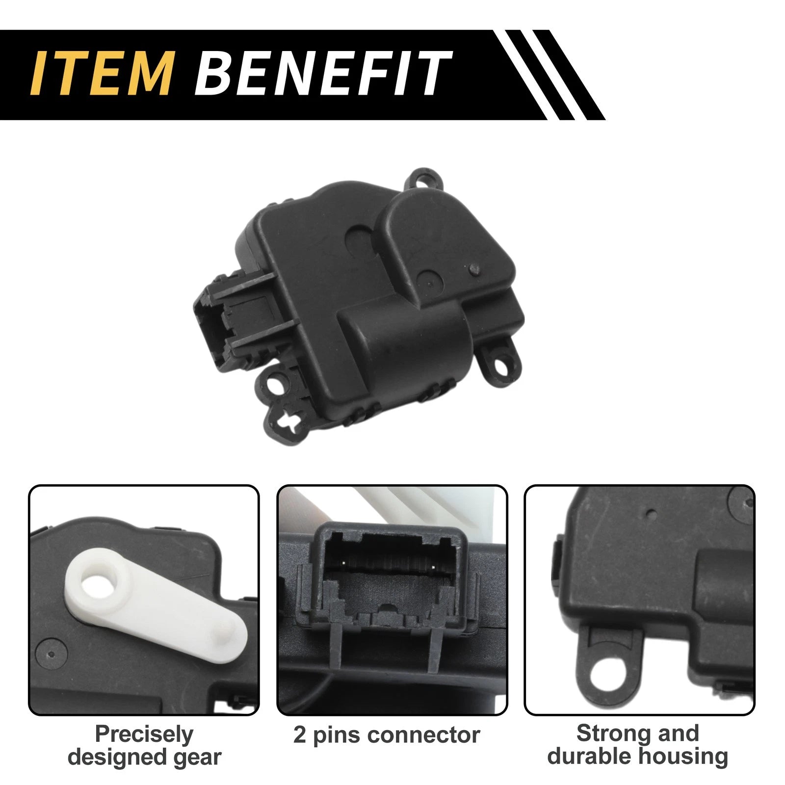 HVAC Heater Blend Door Actuator for Ford F150 (2005–2008) No. 4F2Z19E616JA