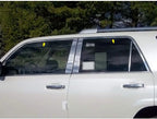 4pc. Luxury FX Stainless Window Pkg (w/o Posts or Sill) for 10-23 Toyota 4Runner