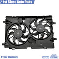 Dual Cooling Fan Assembly for Ford Fusion Lincoln MKZ (2006–2012)