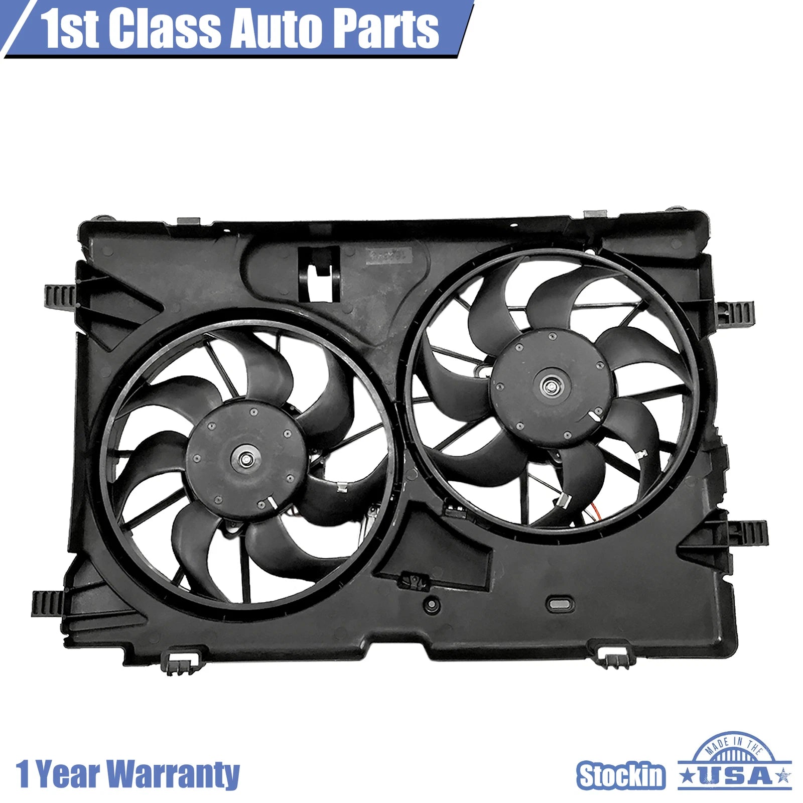 Dual Cooling Fan Assembly for Ford Fusion Lincoln MKZ (2006–2012)