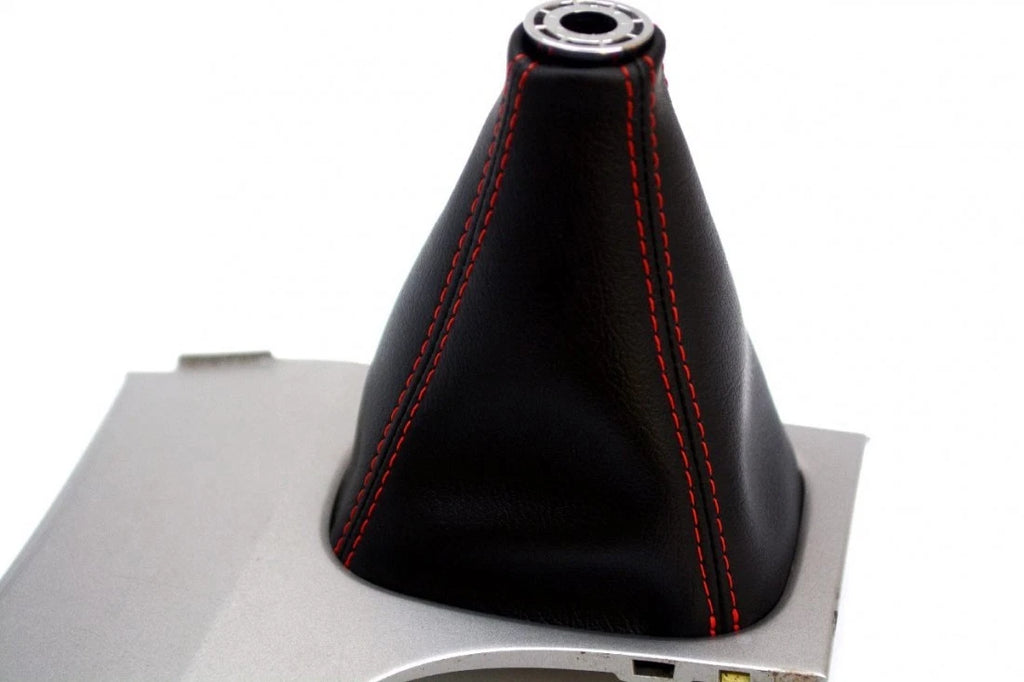 Manual Shift Boot for Toyota Camry (2007–2011) Red Stitch Leather Synthetic