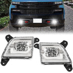 LED Fog Lights Set LH & RH for Chevy Silverado 1500 (2019–2022)