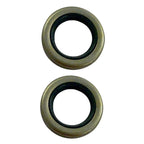 2Pcs Drive Shaft Seal for Evinrude Johnson Outboard (18-2062, GLM 86250)