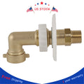 Brass City Water Fill Inlet Flange with Check Valve for RV
