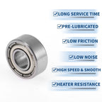 Deep Groove Ball Bearing 4x10x4mm for Scooter Skateboard (1040ZZ)