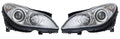 Set of 2 Headlight Assemblies for Mercedes W219 CLS500 CLS550 (2006–2010)