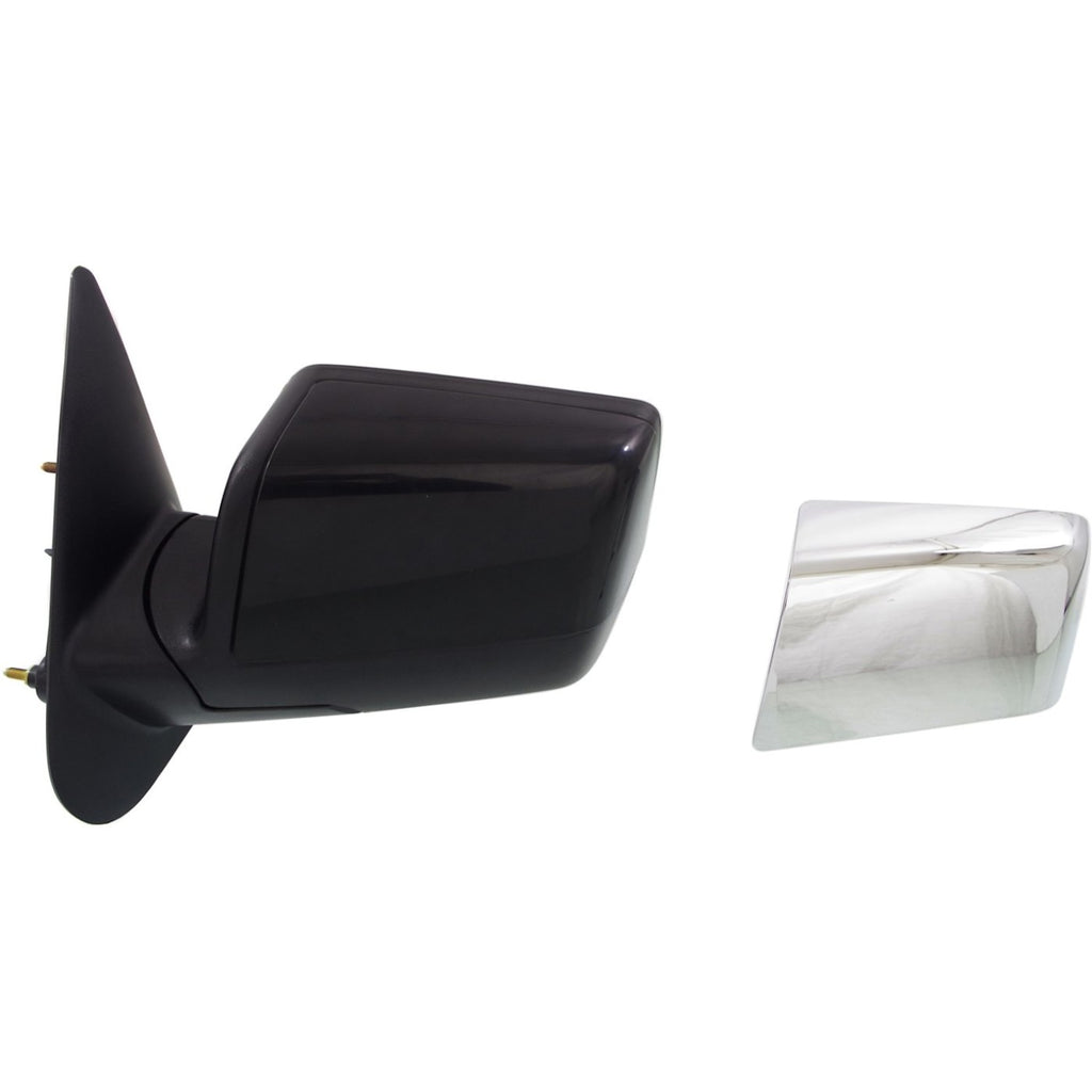 Set of 2 Manual Mirrors for Ford Ranger (2006–2011) with Chrome Caps