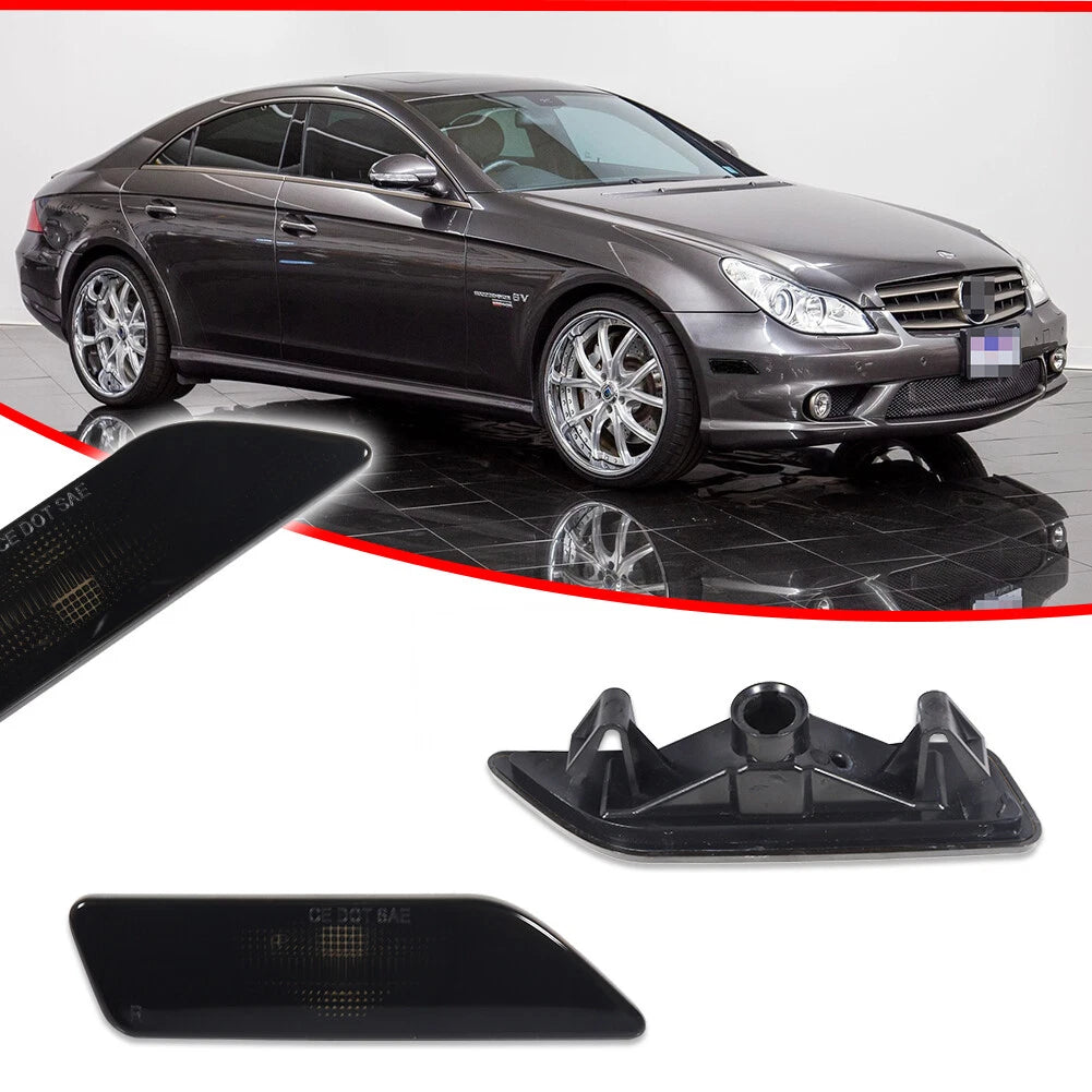 Smoked Bumper Side Marker Lights for Mercedes W219 CLS-Class (2006–2011)
