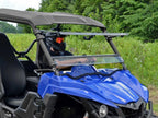 Heavy Duty Scratch Resistant Flip Windshield for Yamaha Wolverine (2015–2018)