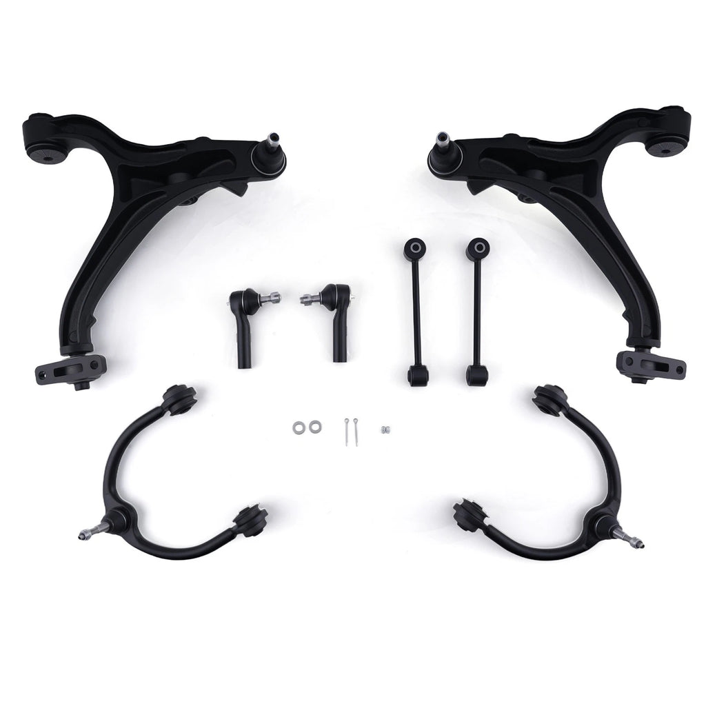 8x Front Control Arms Stabilizer Bars for Jeep Commander Grand Cherokee (2005–2010)