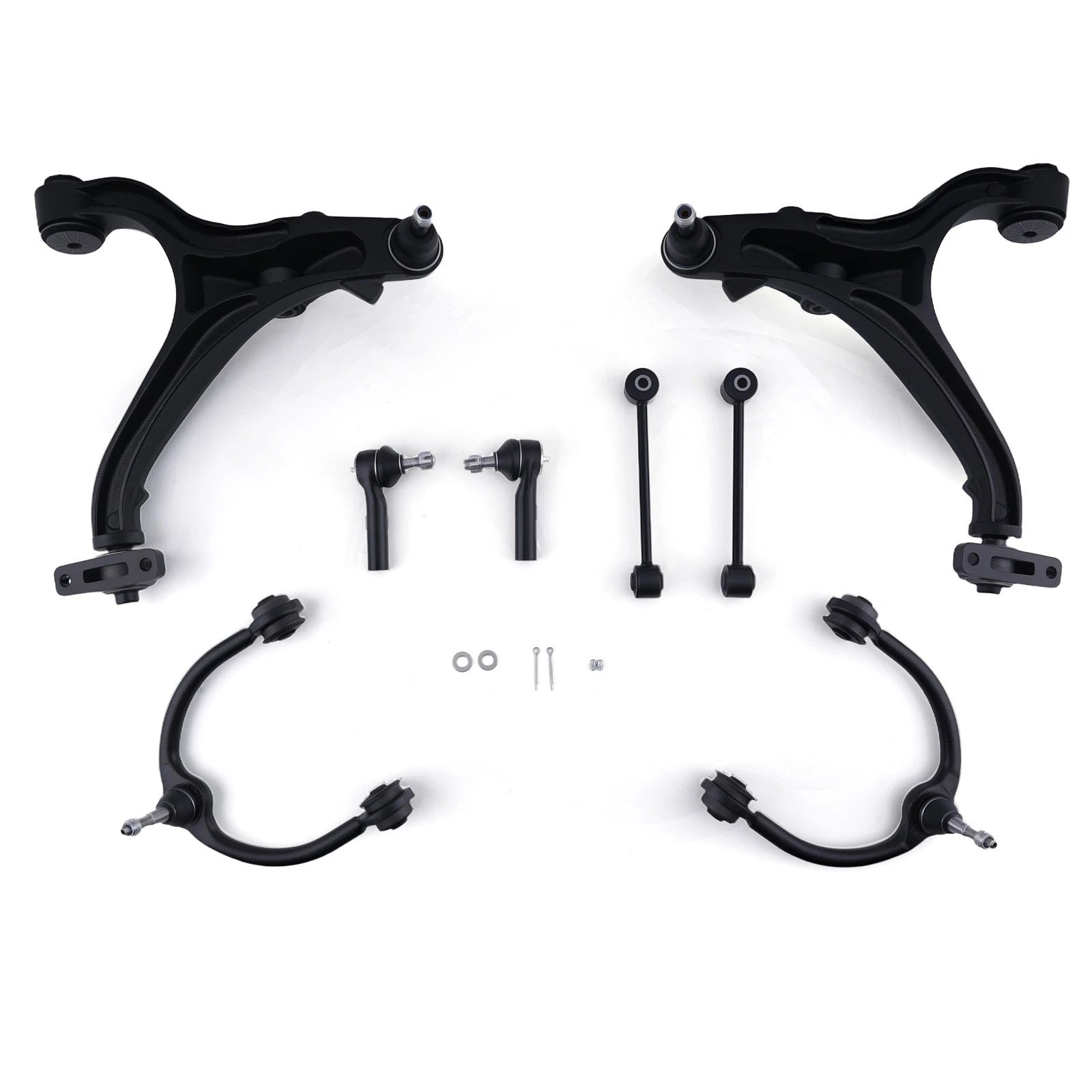 8x Front Control Arms Stabilizer Bars for Jeep Commander Grand Cherokee (2005–2010)