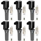 Set of 6 Ignition Coils & Spark Plugs for Jaguar S-Type (2000–2003)