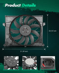 Radiator Cooling Fan 75924 for Mercedes-Benz ML500 ML550 (2008–2011)