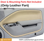 Leather Door Panel Insert Cards for Ford Mustang (2005–2009) Beige