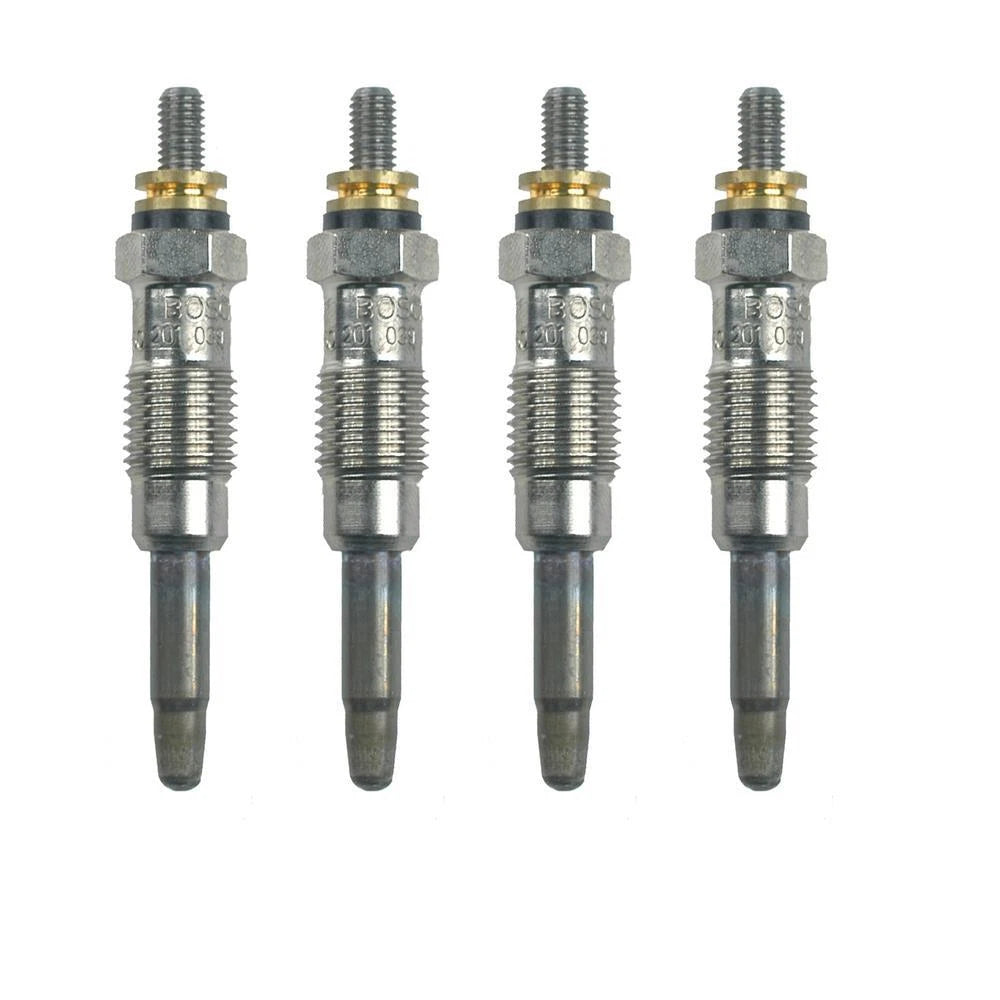 Set of 4 Diesel Glow Plugs for Land Rover, Mercedes Benz, Peugeot L4