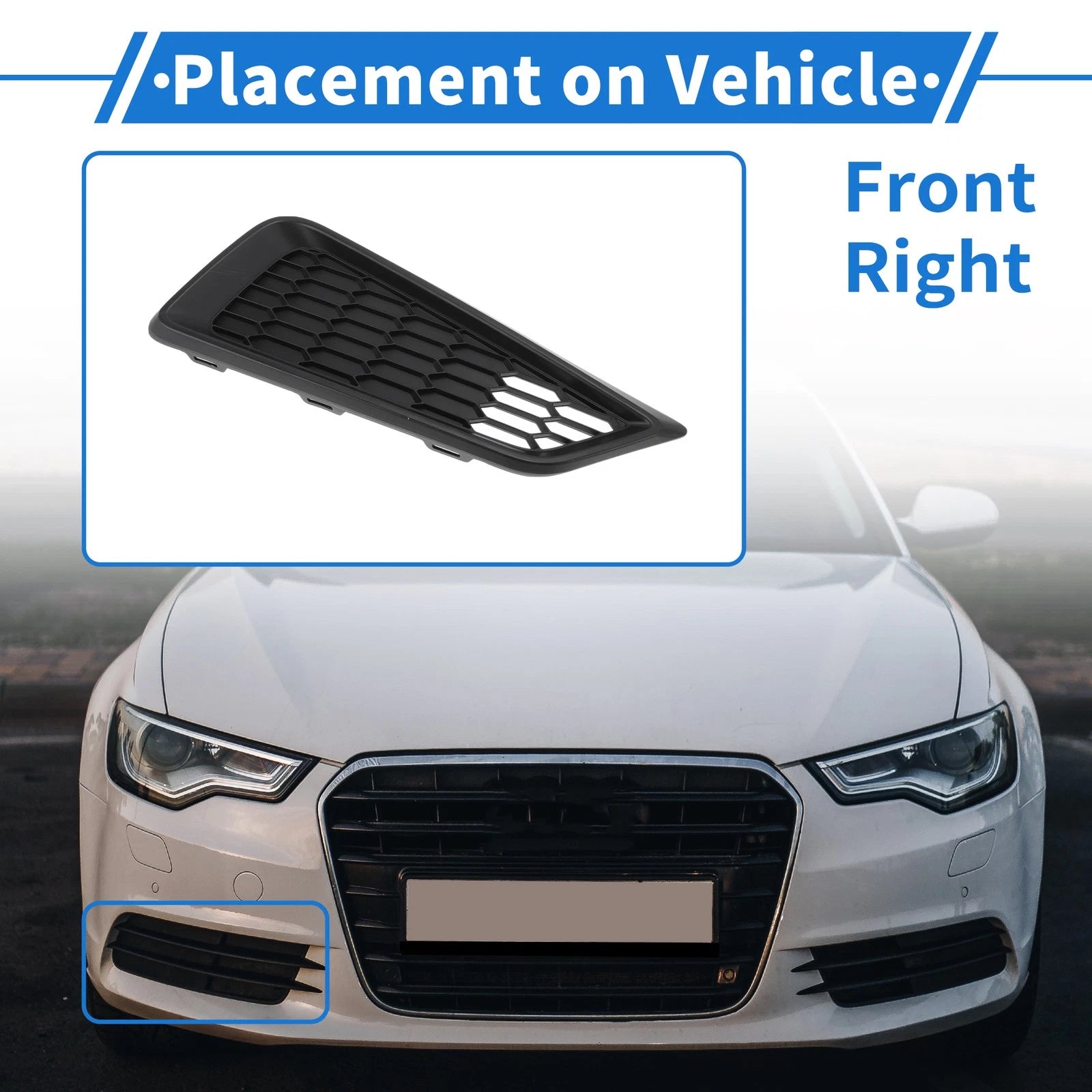 Front Right Fog Light Grill No. 71102T9AT00 for Honda City (2015–2017)