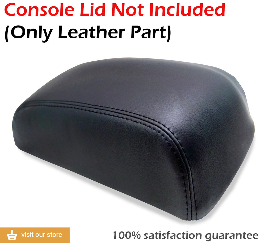 Center Console Armrest Cover for Nissan Maxima (1997–1999) Black Leather