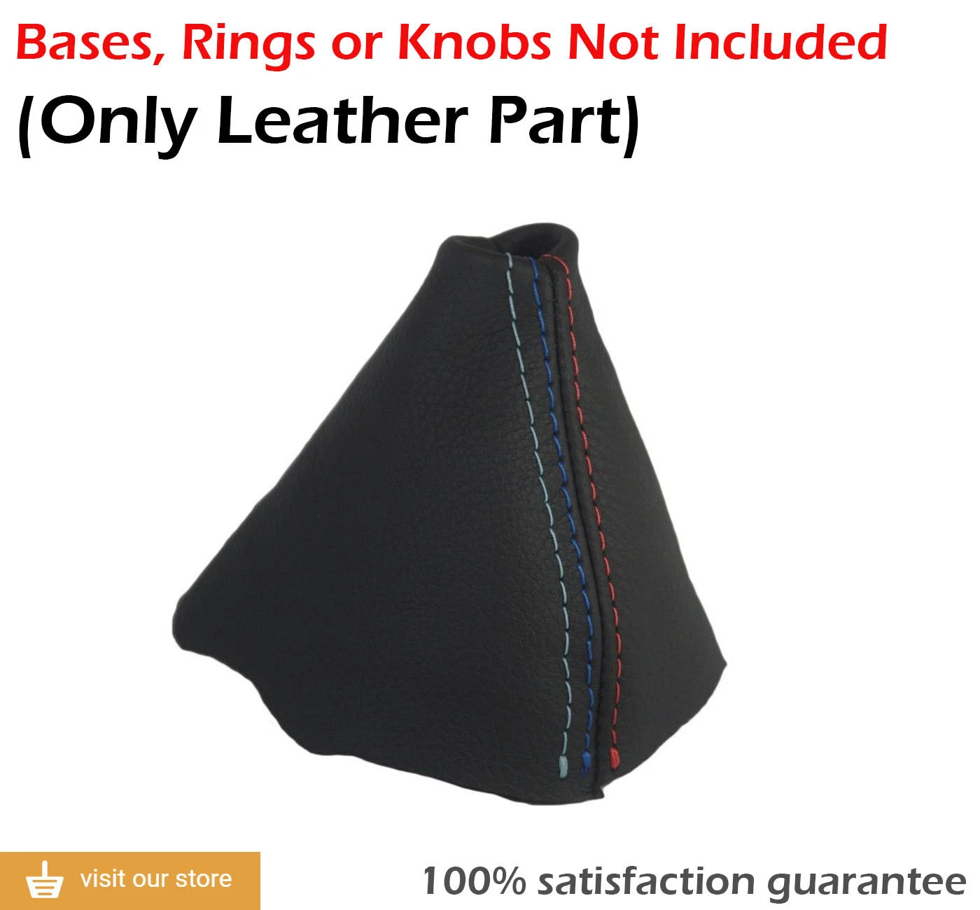 Leather Synthetic Automatic Shift Boot for BMW E90 (2005–2013)