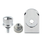Rear Fender Seat Bolt Nut Cover Chrome for Harley XL Dyna Softail (1996-2023)