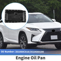 Engine Oil Pan for Lexus GX470 (2004–2009) 351060C010 Aluminum Alloy Black