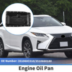 Engine Oil Pan for Lexus GX470 (2004–2009) 351060C010 Aluminum Alloy Black