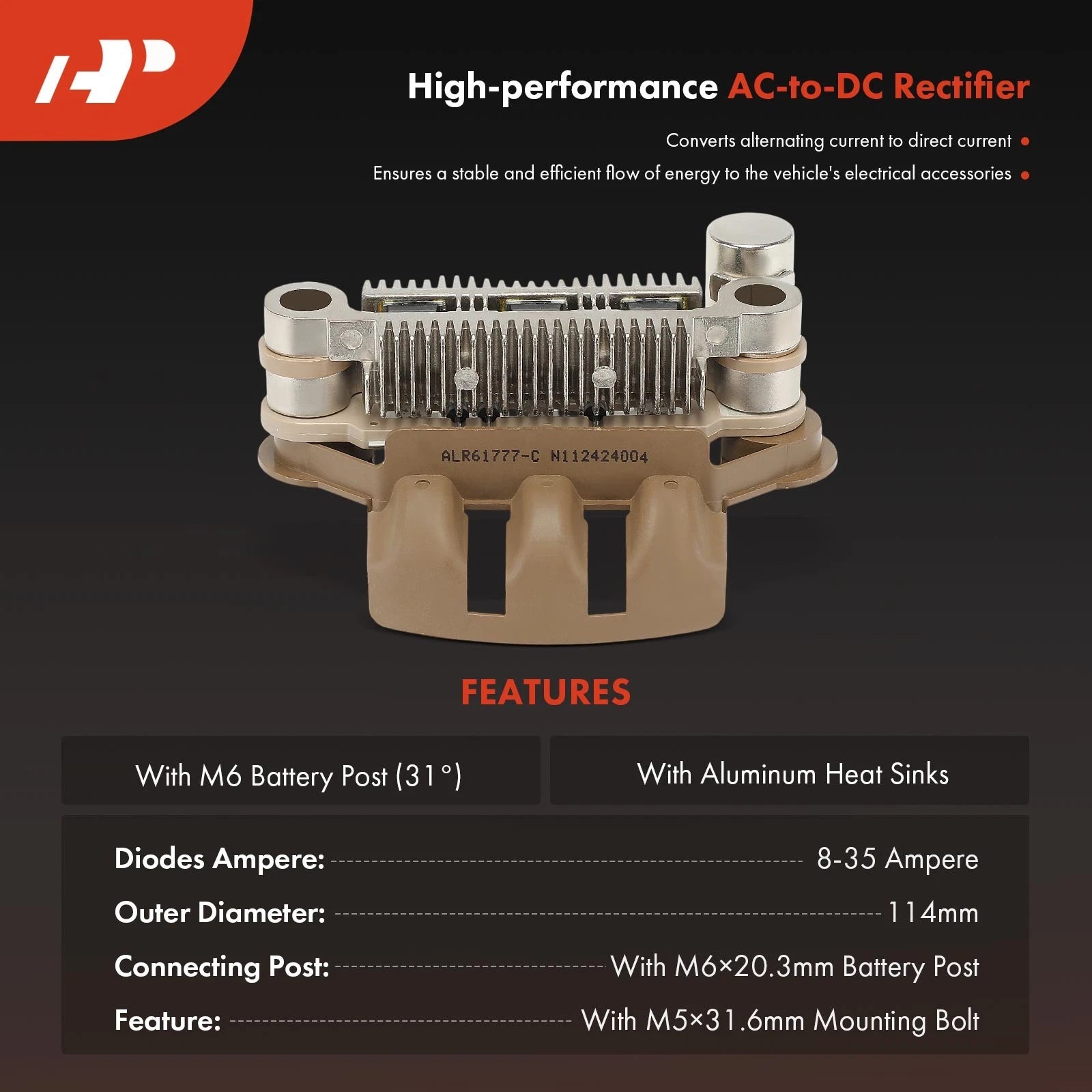 Alternator Rectifier Diode for Nissan Pathfinder