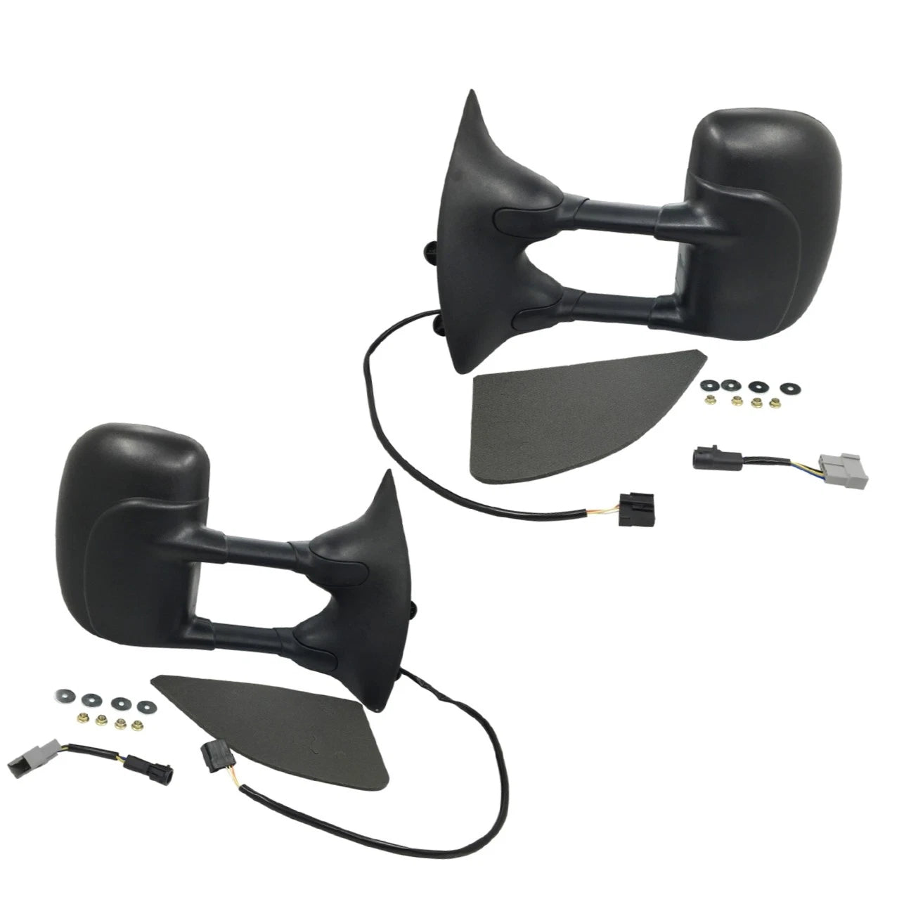 Pair Power Folding Extendable Towing Mirrors FO1321227 for Ford F-250 F-350 (2017–2022)