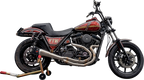 Drifter Seat for FXR (1982–2000) - Black Vinyl, Smooth, Black Logo