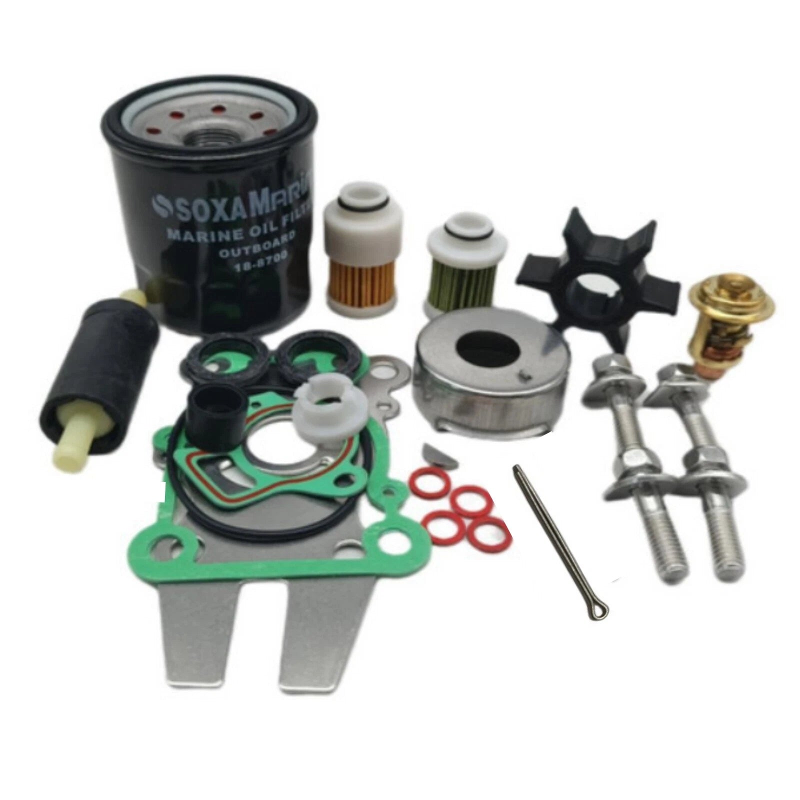 Yamaha Outboard Maintenance Service Kit for 50HP 60HP (63D-W0078-01 66M-12411-01)