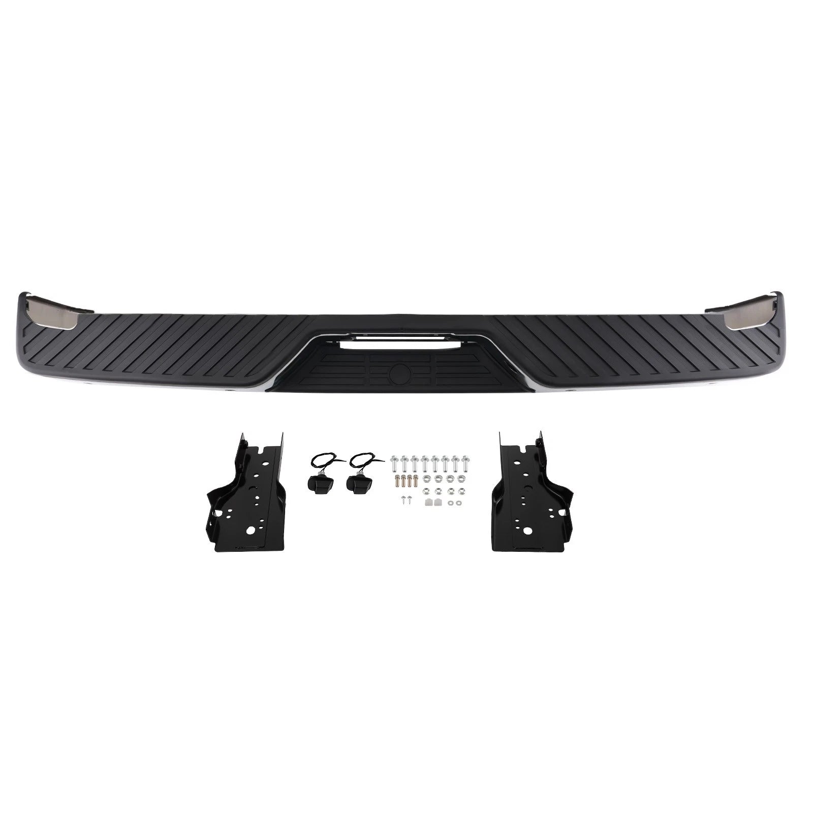Rear Bumper Assembly for Nissan Titan (2004–2015) Steel Chrome 265147S000