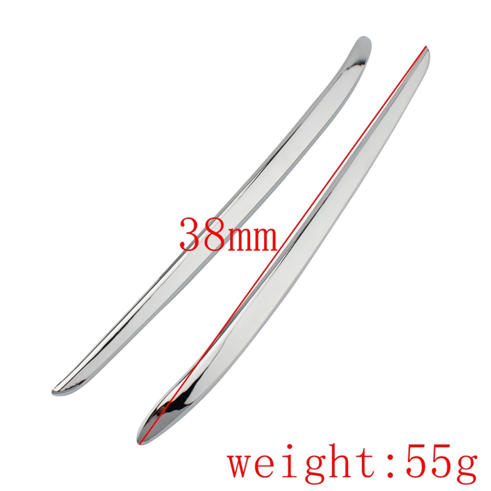 Chrome Side Panel Storage Box Trim Strip for BMW K1600GTL (2011–2018)