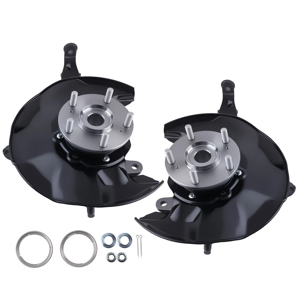 2X Front Wheel Bearing Hub Knuckle Assembly for Honda Accord (2008–2012)