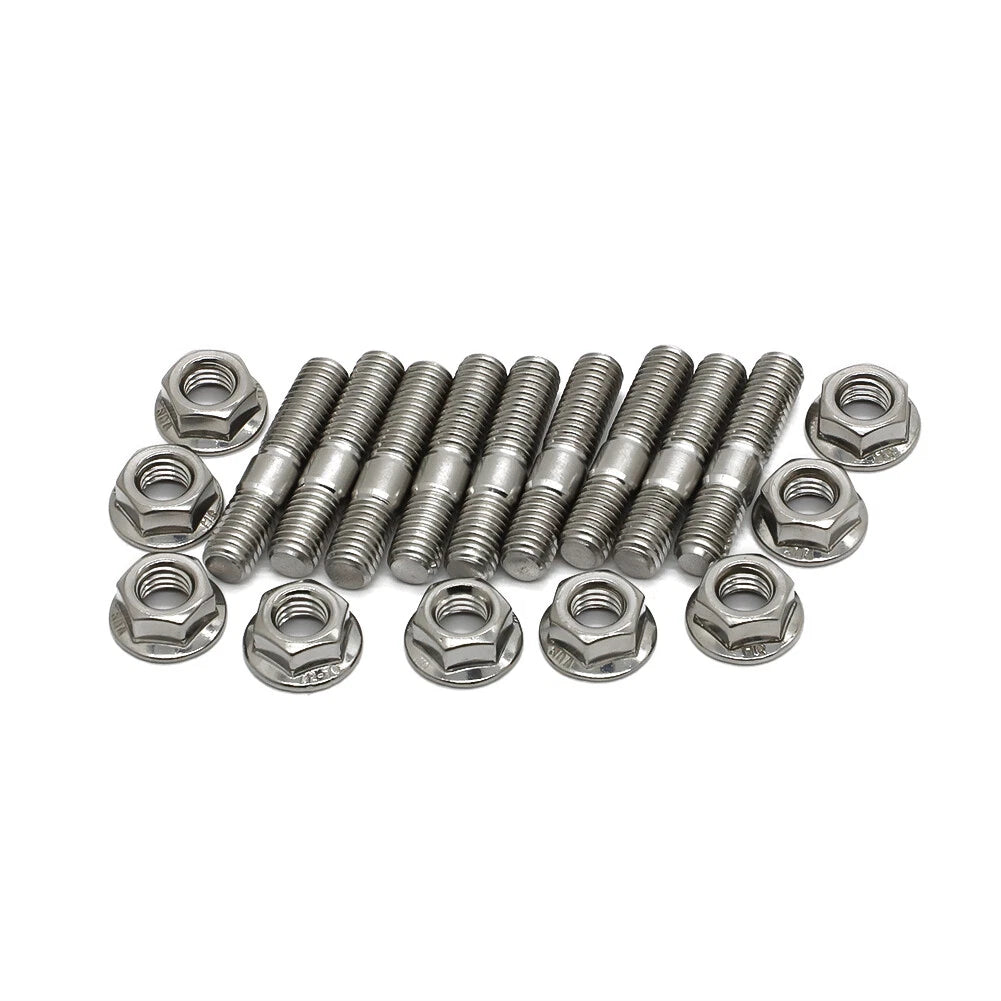 9 Exhaust Manifold Studs for Honda Acura B/D Series Civic Integra (V3 B18)