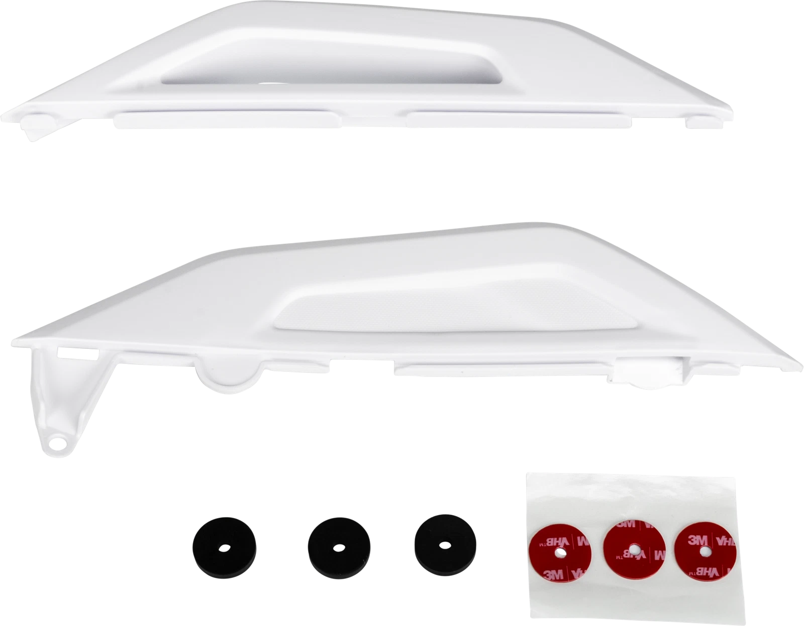Acerbis Side Panels Lower Hon White for Honda CRF250R & CRF450R-S (2022–2024)