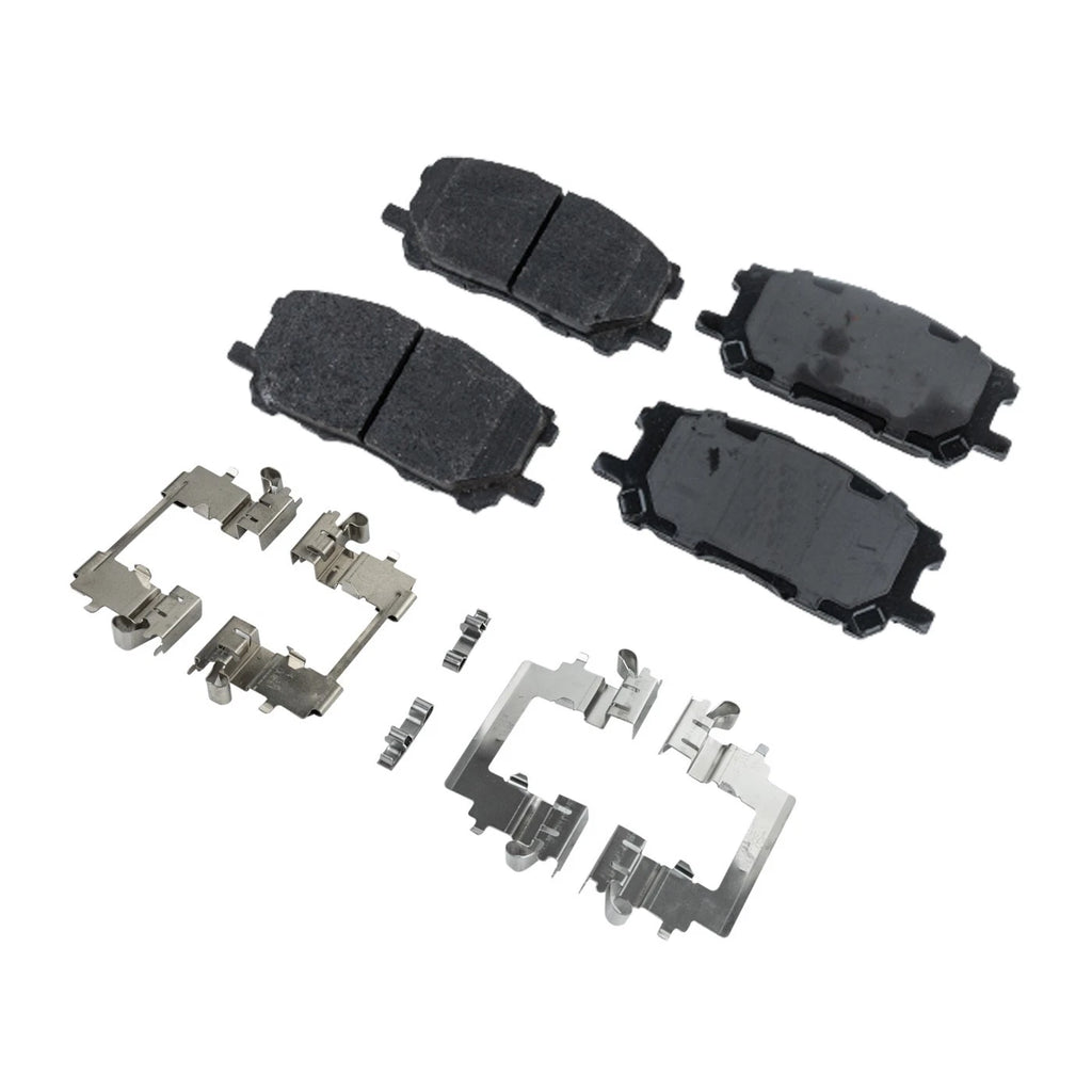 Set of 4 Ceramic Brake Pads for Toyota Highlander (2006–2007)