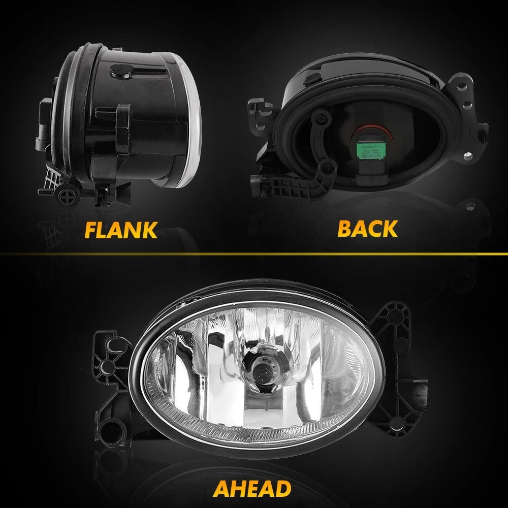 2X LED Fog Lights for Mercedes W211 W169 W251 W164 (2007–2009)