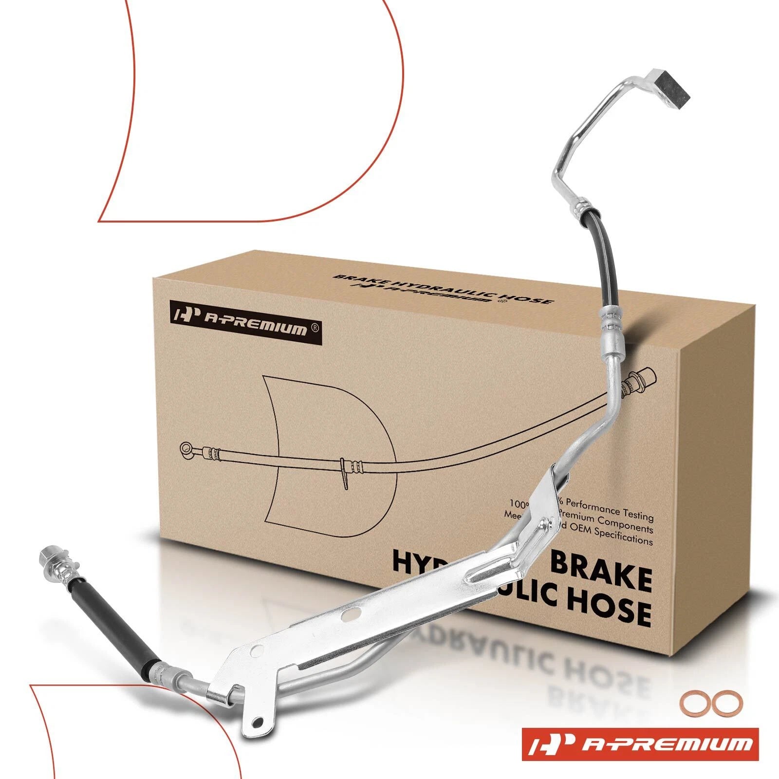 Front Left Brake Hydraulic Hose for Dodge Durango, Dakota (2003–2004)