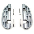 Dominator Passenger Floorboard Kit Chrome for Harley Touring Road Glide (1986–2017)
