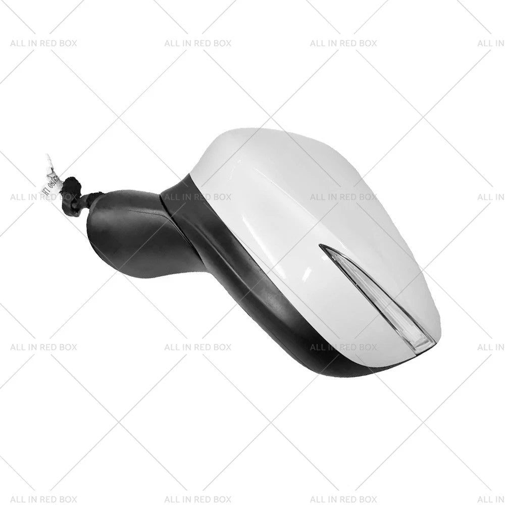 LH Door Wing Mirror for Mazda CX-5 (2015–2016) No BlindSpot 8 Wires White