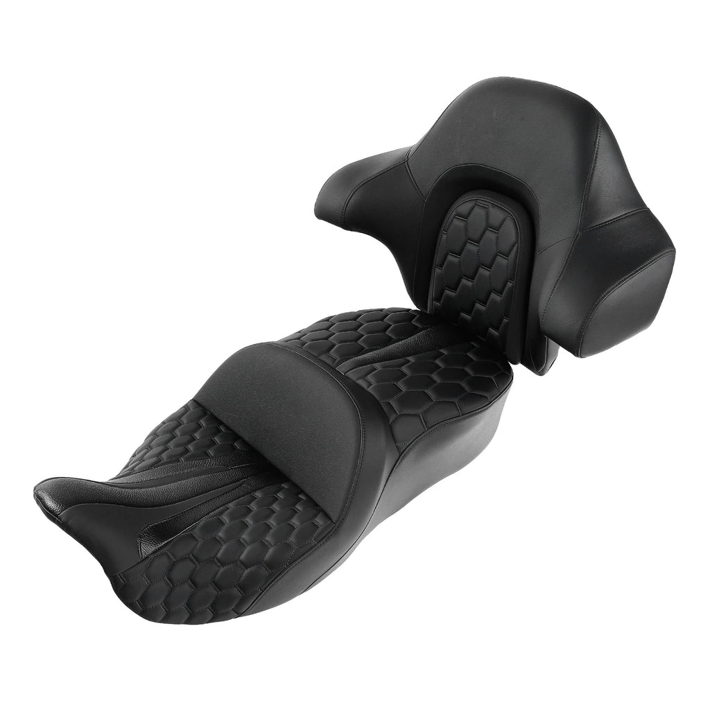 Driver Passenger Seat Backrest for Harley Touring Street Road Glide (2014–2023)