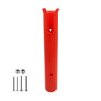 2X Orange Fishing Rod Holder for Boat - Marine Grade Storage Rack