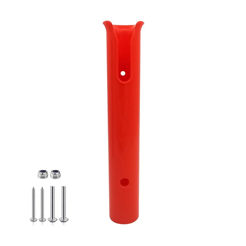 2X Orange Fishing Rod Holder for Boat - Marine Grade Storage Rack