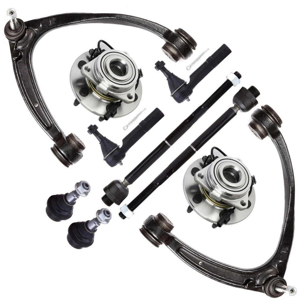 Front Control Arm Wheel Bearing Tie Rod Kit for Chevy Silverado 1500 (2007–2013)