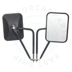 2X Side Mirrors for Jeep Wrangler JK JKU CJ YJ (1997–2017)