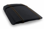 Leather Console Lid Armrest Cover for Toyota 4Runner (2003–2009) Orange Stitch