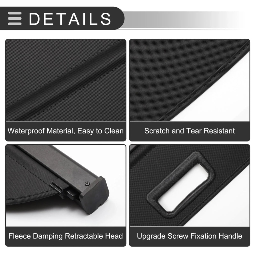 Retractable Cargo Cover for Lexus NX NX250 NX350 NX350h (2023-2024) Gloss Black