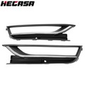 Fog Light Bezels for Volkswagen Passat (2012–2015) Black Driver & Passenger Side