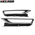 Fog Light Bezels for Volkswagen Passat (2012–2015) Black Driver & Passenger Side